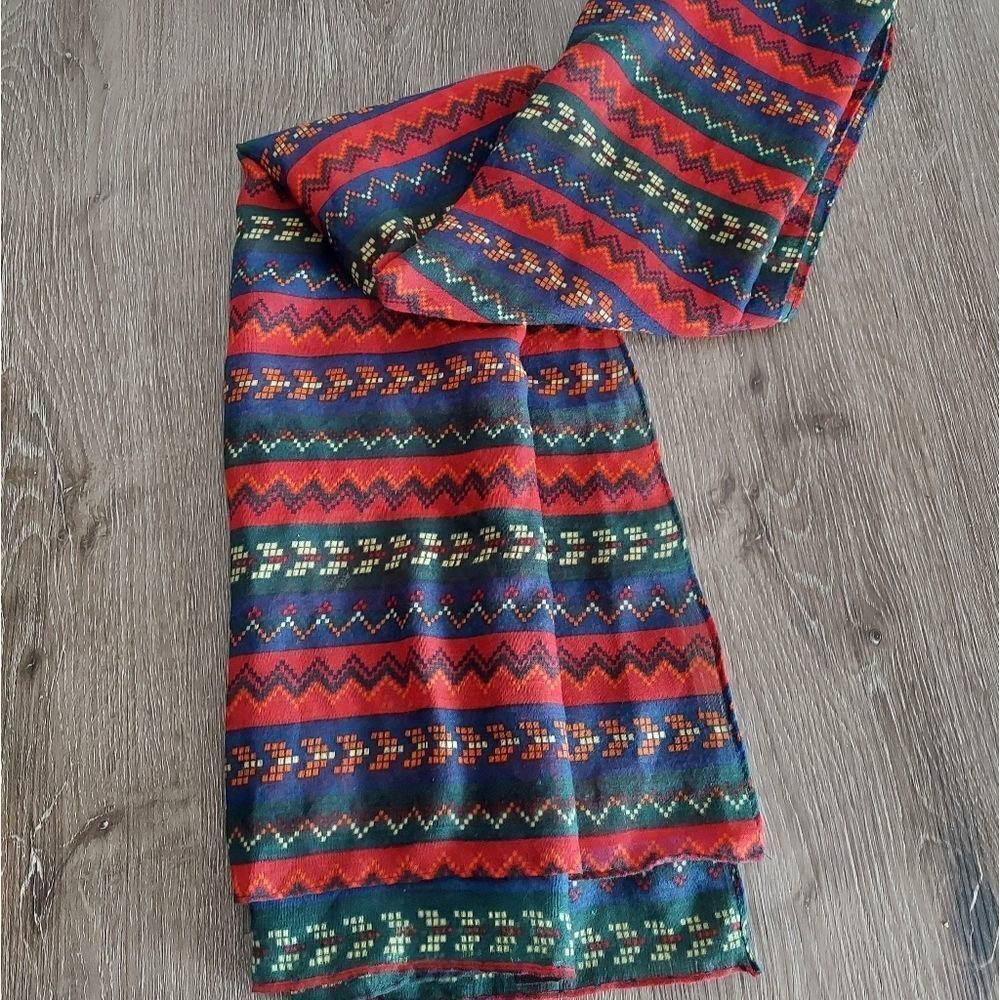 Women’s Canyon Sky Aztec Style Polyester Scarf